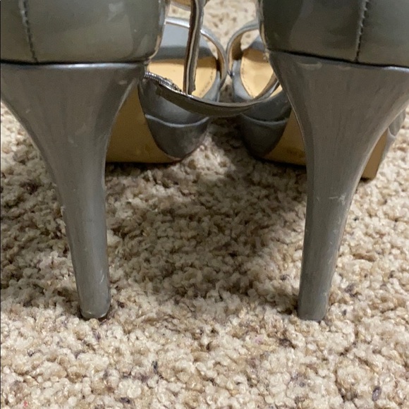 Gianni Bini Silver Strappy Heels - Picture 5 of 7